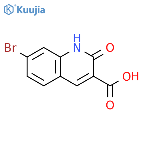 7-bromo-2-oxo-1,2-dihydroquinoline-3-carboxylic acid structure