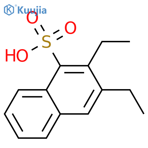 Naphthalenesulfonic acid, diethyl- structure