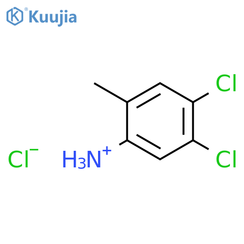 Benzenamine,4,5-dichloro-2-methyl-, hydrochloride (1:1) structure