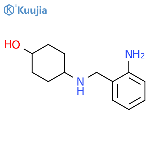 Cyclohexanol,4-[[(2-aminophenyl)methyl]amino]- structure