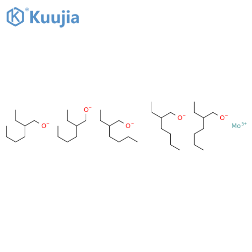 1-Hexanol, 2-ethyl-,molybdenum(5+) salt (5:1) structure