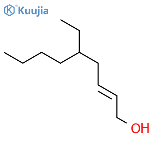 2-Nonen-1-ol, 5-ethyl- structure