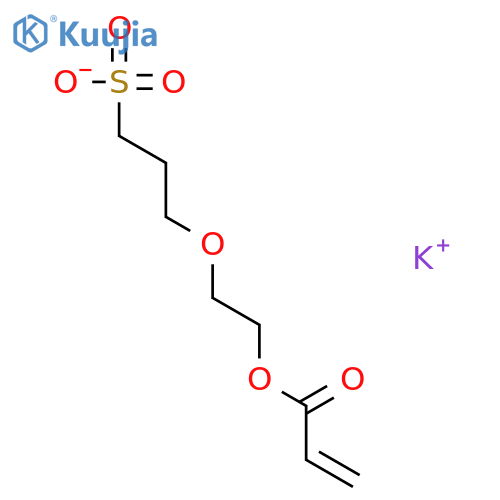 2-Propenoic acid,2-(3-sulfopropoxy)ethyl ester, potassium salt (1:1) structure