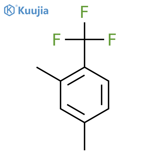 Benzene,2,4-dimethyl-1-(trifluoromethyl)- structure