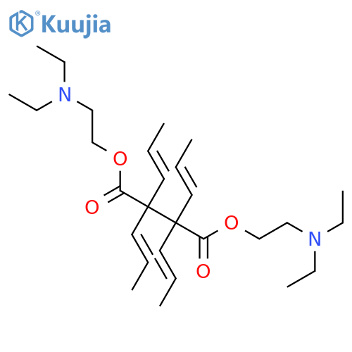 Bis(2-(diethylamino)ethyl) tetrapropenylsuccinate structure