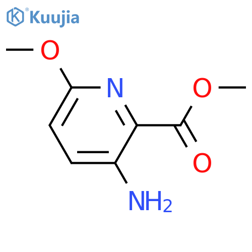 Methyl 3-amino-6-methoxypicolinate structure