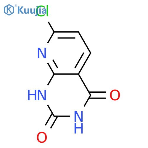 7-chloro-1H,2H,3H,4H-pyrido[2,3-d]pyrimidine-2,4-dione structure
