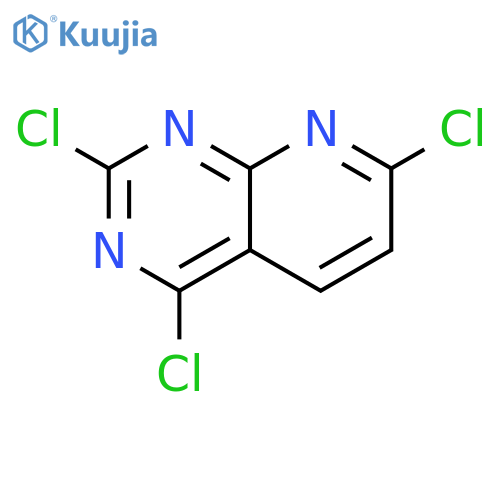 2,4,7-Trichloropyrido[2,3-d]pyrimidine structure