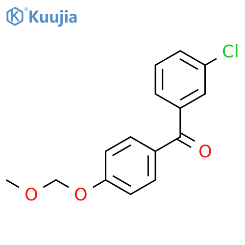 (3-Chlorophenyl)4-(methoxymethoxy)phenylmethanone structure