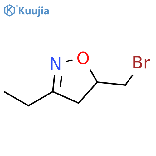 5-(Bromomethyl)-3-ethyl-4,5-dihydroisoxazole structure