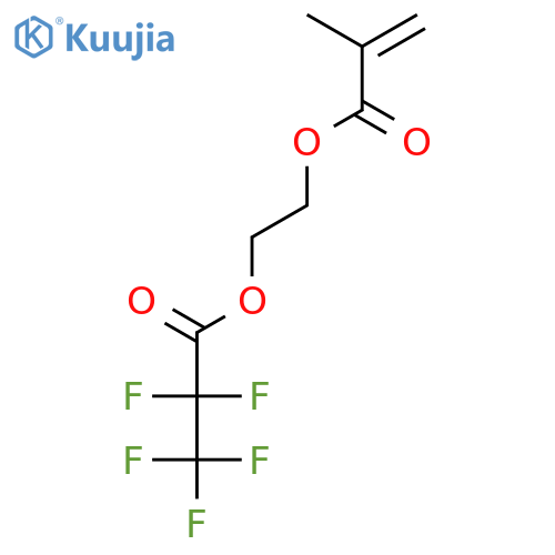 2-(Pentafluoropropanoyl)OxyEthyl Methacrylate structure
