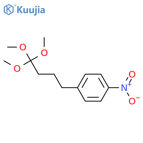 1-Nitro-4-(4,4,4-trimethoxybutyl)benzene structure