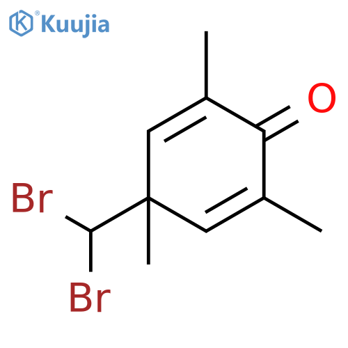 2,5-Cyclohexadien-1-one, 4-(dibromomethyl)-2,4,6-trimethyl- structure
