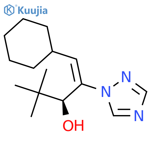 1H-1,2,4-Triazole-1-ethanol,b-(cyclohexylmethylene)-a-(1,1-dimethylethyl)-, (aS,bE)- structure