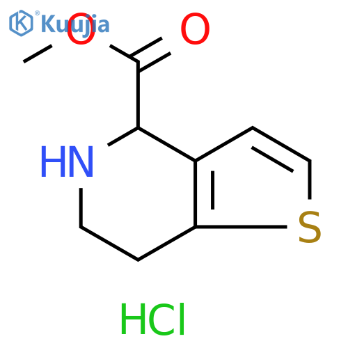 methyl 4,5,6,7-tetrahydrothieno3,2-cpyridine-4-carboxylate hydrochloride structure