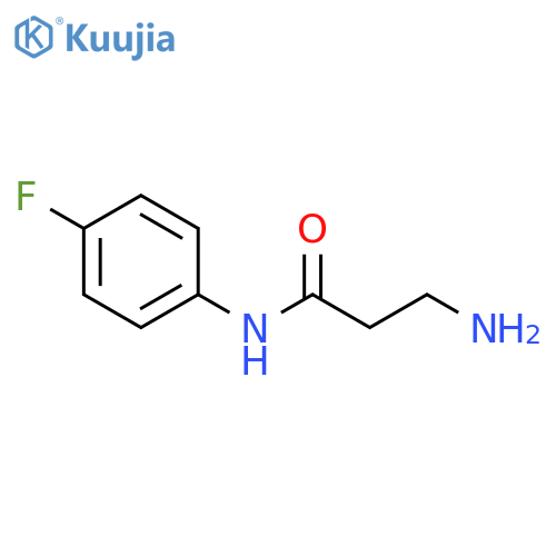 N1-(4-Fluorophenyl)-β-alaninamide structure