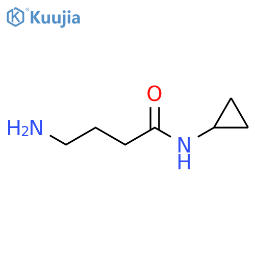 Butanamide, 4-amino-N-cyclopropyl- structure