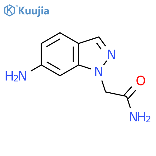 2-(6-Amino-1h-indazol-1-yl)acetamide structure