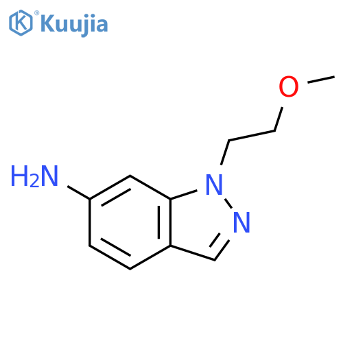 1-(2-methoxyethyl)-1H-indazol-6-amine structure