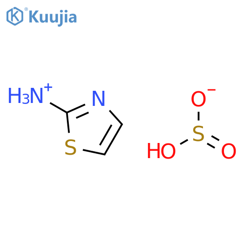 Thiazol-2-ylammonium hydrogen sulphite structure