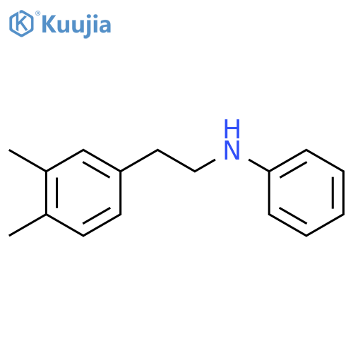 Benzeneethanamine,3,4-dimethyl-N-phenyl- structure