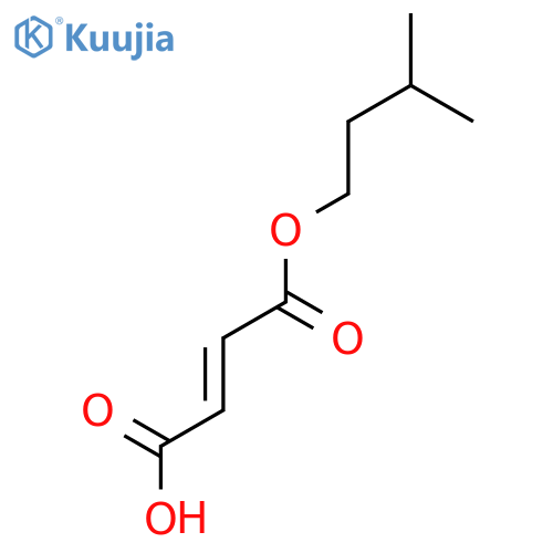 2-Butenedioic acid,mono(3-methylbutyl) ester (9CI) structure