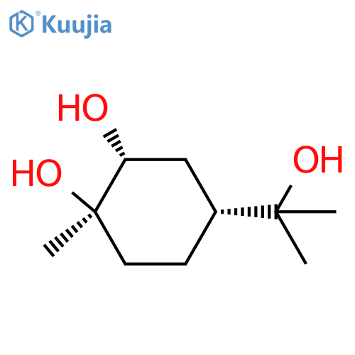 [1R,2R,4R,(+)]-4α-(1-Hydroxy-1-methylethyl)-1-methyl-1β,2α-cyclohexanediol structure