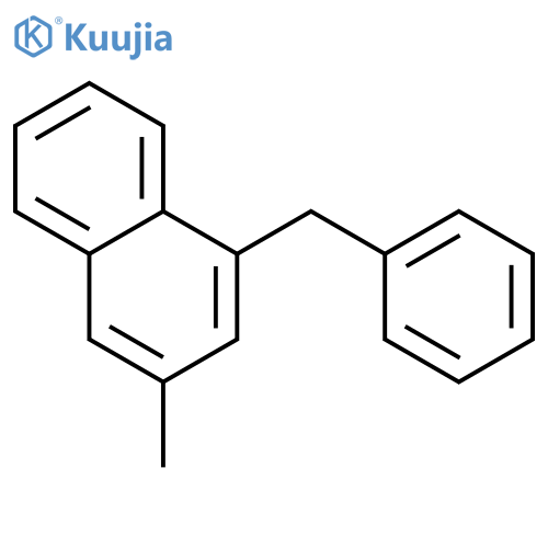 Naphthalene,3-methyl-1-(phenylmethyl)- structure