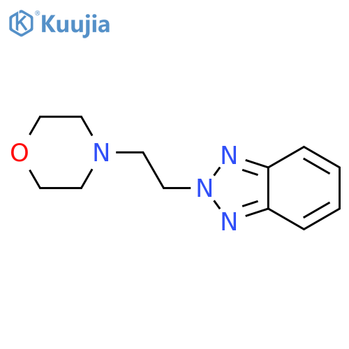2H-Benzotriazole, 2-[2-(4-morpholinyl)ethyl]- structure
