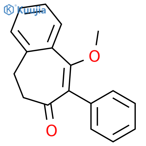 9-Methoxy-8-phenyl-5,6-dihydro-7h-benzo[7]annulen-7-one structure