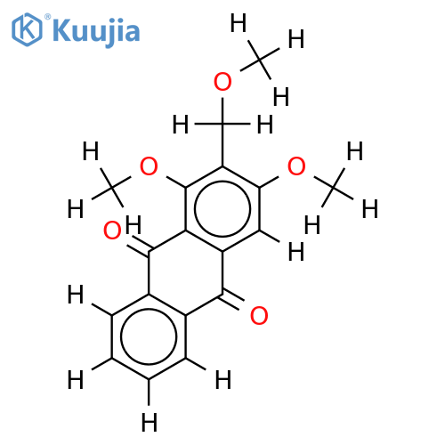 1,3-Dimethoxy-2-methoxymethyl-anthrachinon structure