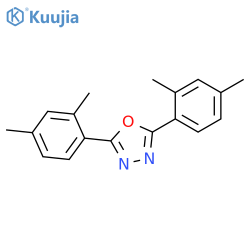 1,3,4-Oxadiazole, 2,5-bis(2,4-dimethylphenyl)- structure