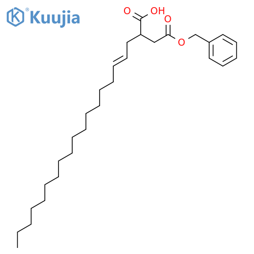 Benzyl hydrogen 2-octadecenylsuccinate structure