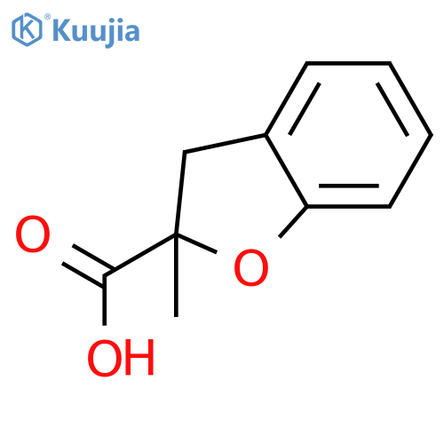 2-methyl-2,3-dihydro-1-benzofuran-2-carboxylic acid structure