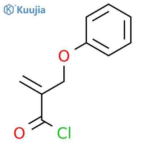 2-Propenoyl chloride, 2-(phenoxymethyl)- structure