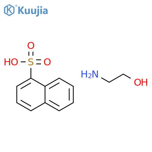 naphthalene-1-sulphonic acid, compound with 2-aminoethanol (1:1) structure