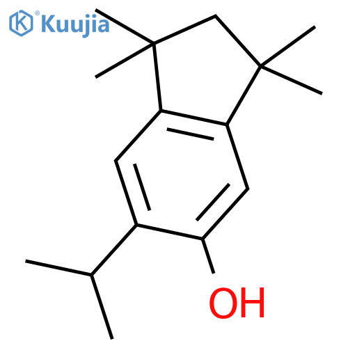 6-isopropyl-1,1,3,3-tetramethylindan-5-ol structure