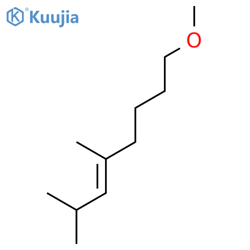8-methoxy-2,4-dimethyloct-3-ene structure