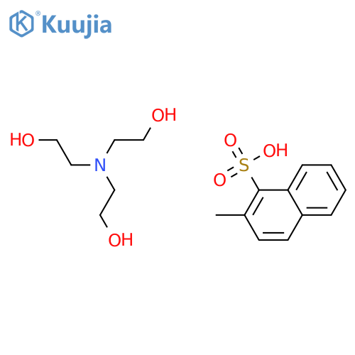 2-methylnaphthalene-1-sulphonic acid, compound with 2,2',2''-nitrilotris[ethanol] (1:1) structure