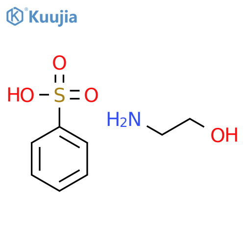 benzenesulphonic acid, compound with 2-aminoethanol (1:1) structure