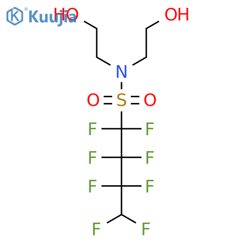 1-Butanesulfonamide,1,1,2,2,3,3,4,4-octafluoro-N,N-bis(2-hydroxyethyl)- structure