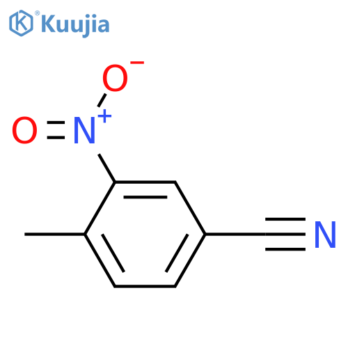 2-Nitro-p-toluonitrile structure