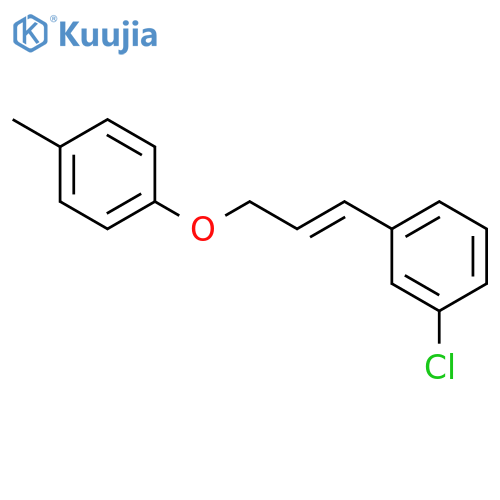 1-chloro-3-[(z)-3-(4-methylphenoxy)prop-1-enyl]benzene structure