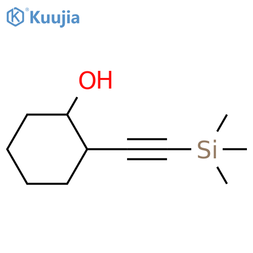 2-2-(trimethylsilyl)ethynylcyclohexan-1-ol structure