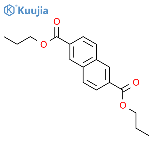 2,6-Naphthalenedicarboxylic acid, dipropyl ester structure