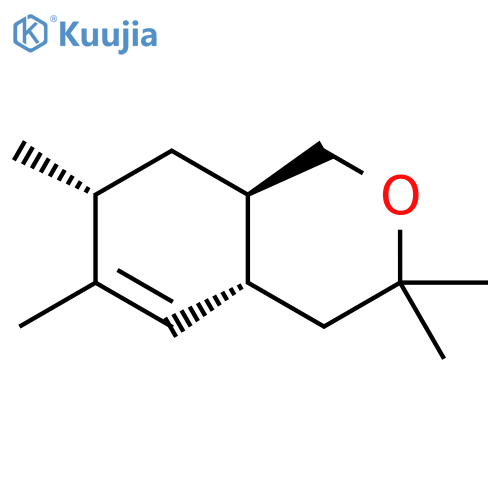 1H-2-Benzopyran,3,4,4a,7,8,8a-hexahydro-3,3,6,7-tetramethyl-, (4aa,7b,8ab)- (9CI) structure