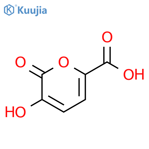 2H-Pyran-6-carboxylic acid, 3-hydroxy-2-oxo- structure