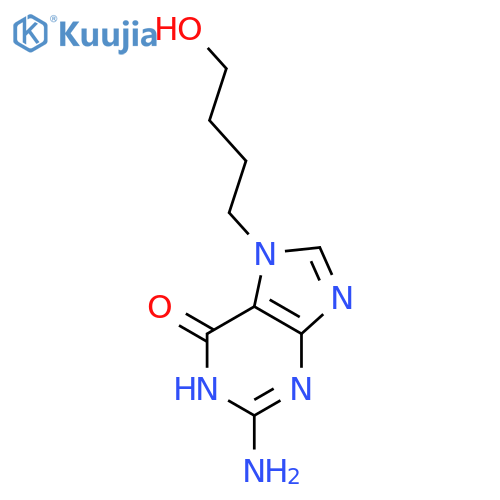 7-(4-Hydroxybutyl)guanine structure
