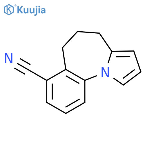 4H-Pyrrolo[1,2-a][1]benzazepine-7-carbonitrile, 5,6-dihydro- structure