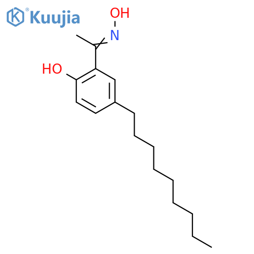 1-(2-Hydroxy-5-nonylphenyl)ethanone oxime structure